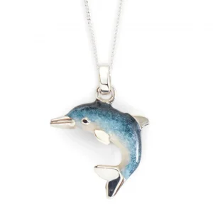 Sterling-Silver-Blue-Enamel-Dolphin-Necklace-PCS00136.webp