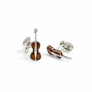 Sterling-Silver-Brown-Enamel-Violin-Cufflinks-CK00464-AA.webp