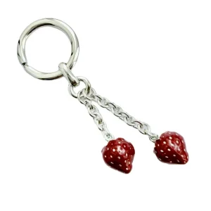 Sterling-Silver-Enamel-Strawberry-Keyring-KF00067.webp
