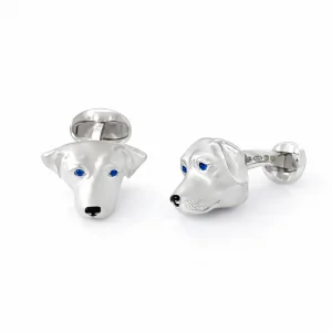 Sterling-Silver-Labrador-Dog-Cufflinks-Sapphire-Eyes-CK00436-AA.webp