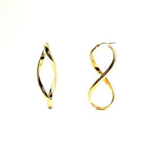 9ct-Gold-Figure-Of-Eight-Infinity-Hoop-Earrings-EL00155